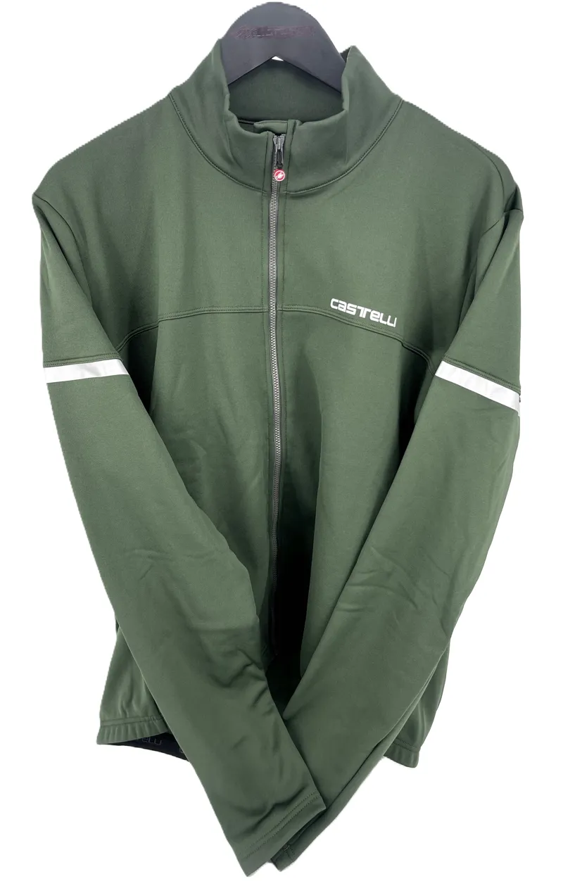 Castelli  Fondo 2 Mens Jersey Full Zip Cycling jersey Green