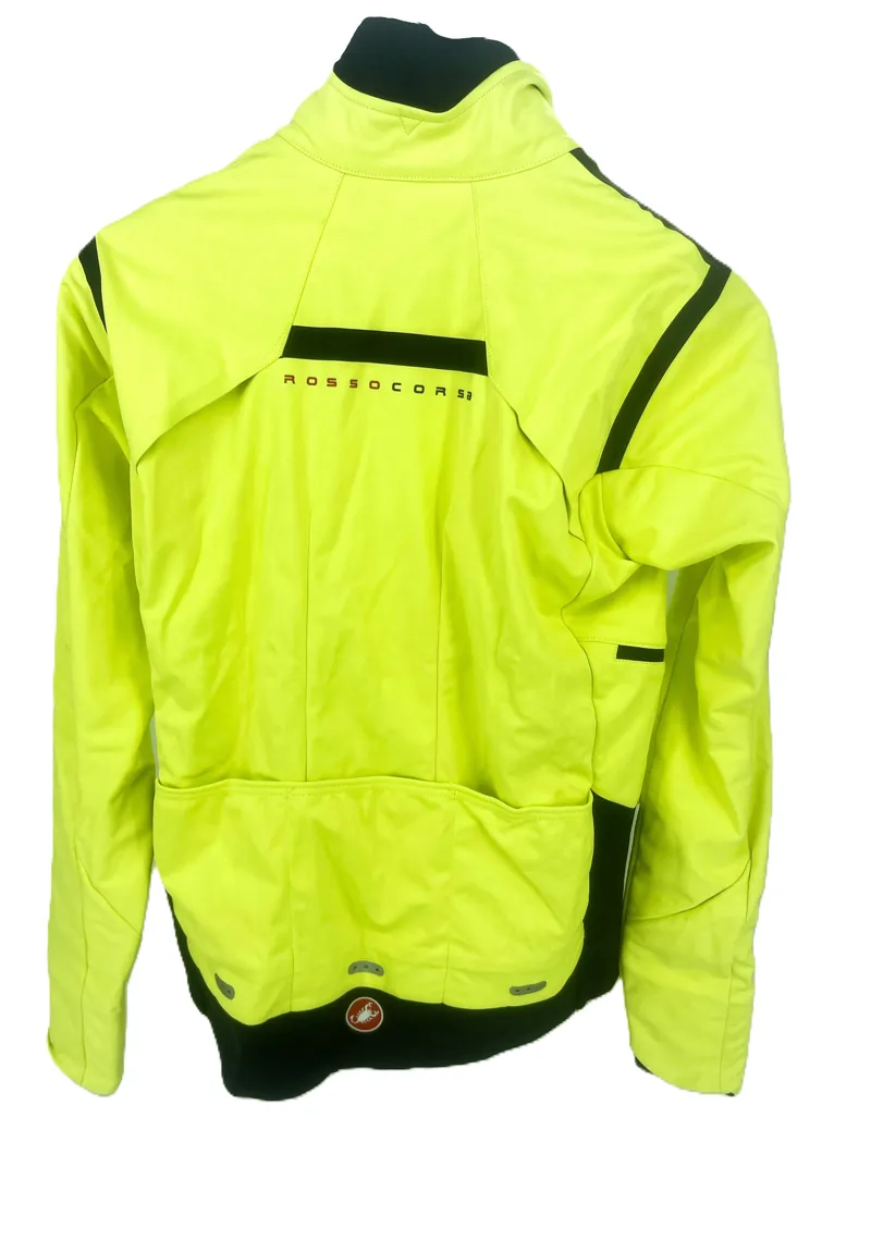 Castelli Alpha RoS Jacket Womens X-Large - Yellow-1