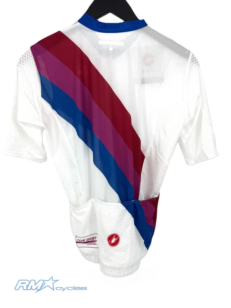 Castelli Club Sport Racing Competizione White Red Blue Mens-1