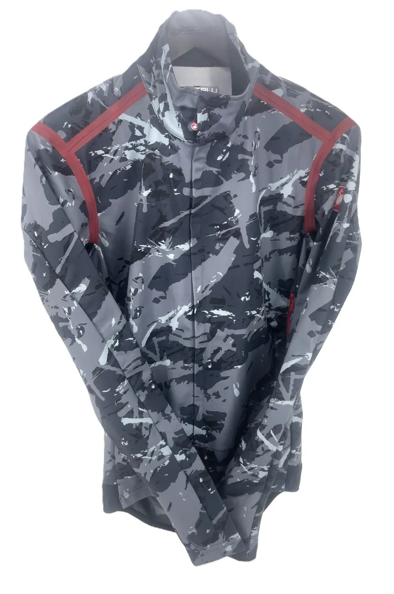 Castelli Perfetto Ros Jacket Blue Camouflage Large-1