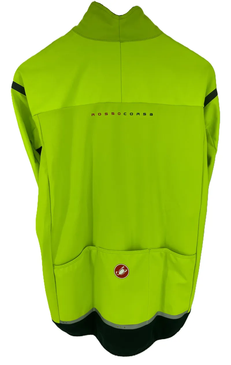 Castelli Perfetto RoS 2 Jacket Mens Size XXL Fluro Yellow-1