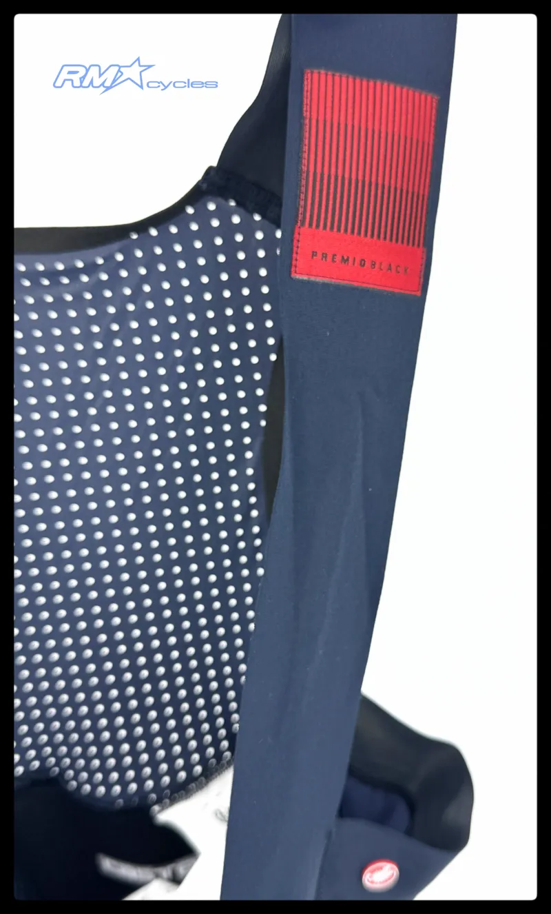 Castelli Premio Limited Edition Cycling Bib Shorts - Belgian Blue/Metallic Silver-2