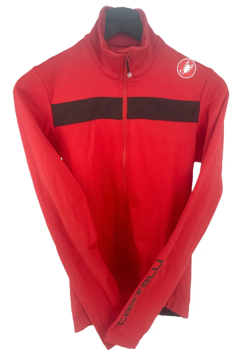 Castelli Puro 3 Jersey FZ Mens Medium Red