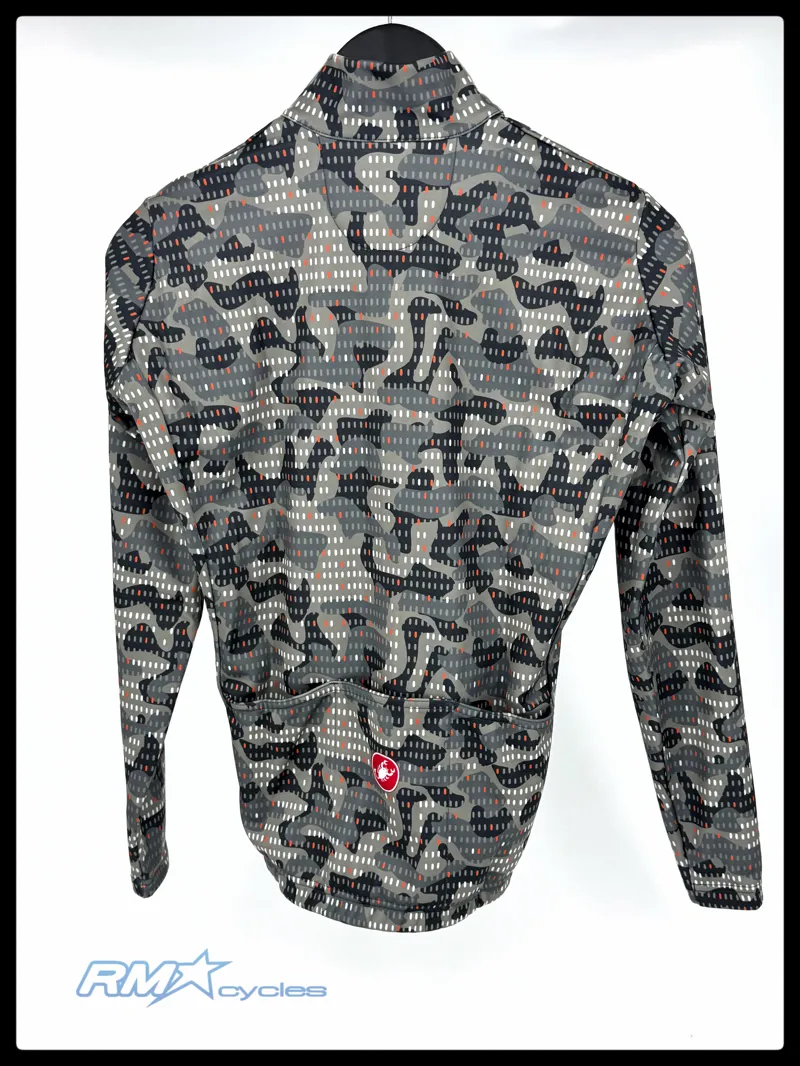 Castelli Unlimited Long Sleeve Thermal Jersey Small in Green-1