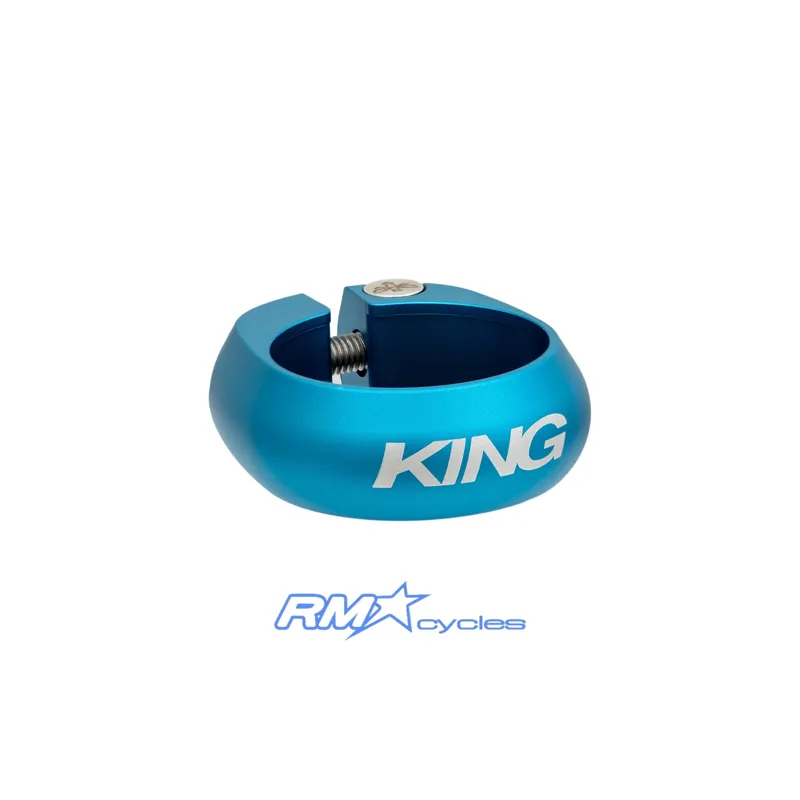 Chris King - Seatpost Collar - 34.9 - Matte Turquoise Clamp
