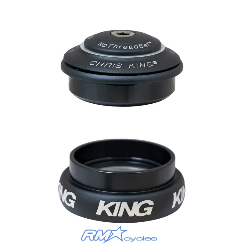 Chris King HeadSet Inset 8 ZS44/EC44 1-1/8 Inch - 1-1/4 Inch Midnight