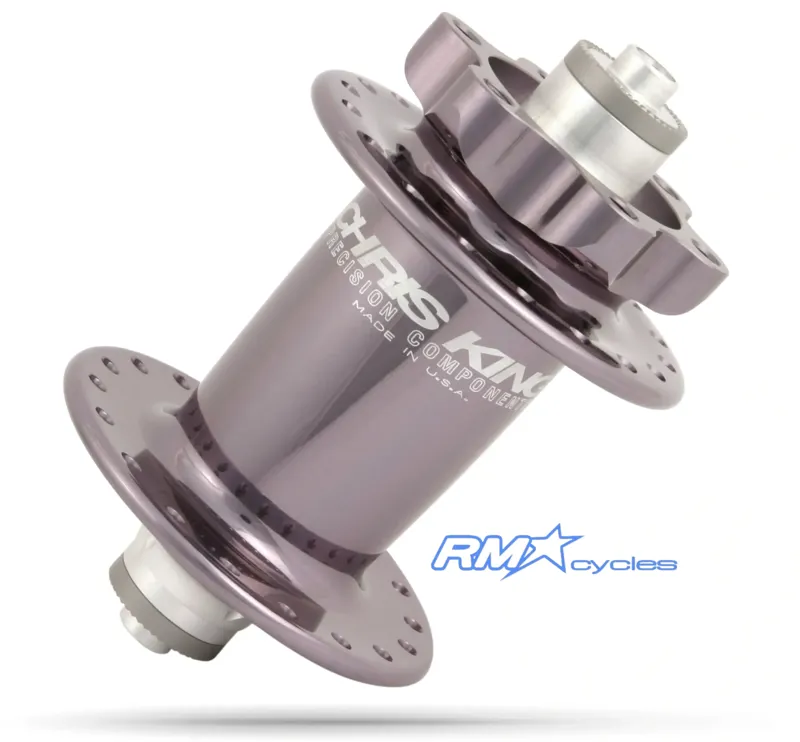 Chris King Hub ISO  Front 32H  SD QR Pewter