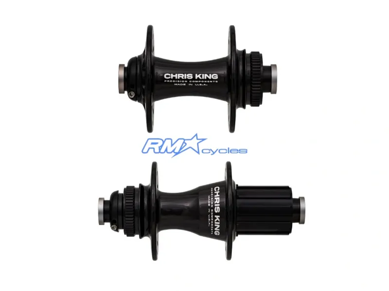 Chris King Road Hubset R45D 6-Bolt 24h QR Campagnolo Black