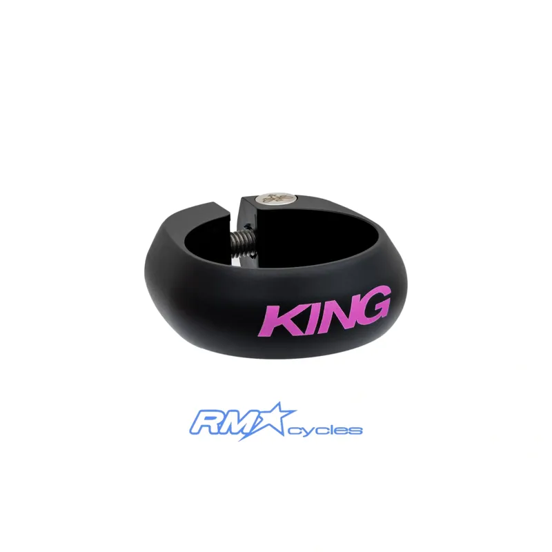 Chris King Seatpost Collar 31.8 Two Tone Black Punch