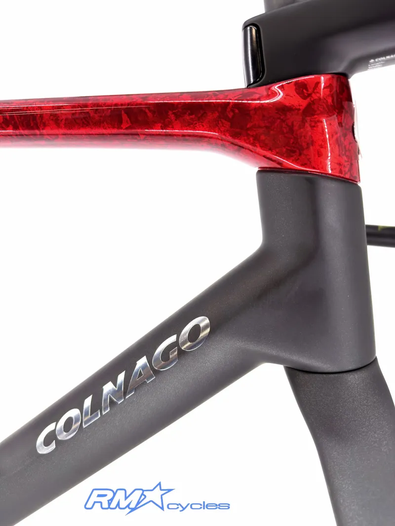 Colnago C72 Disc 2026 Carbon Road Race Frame Set HFRD Black Red-2