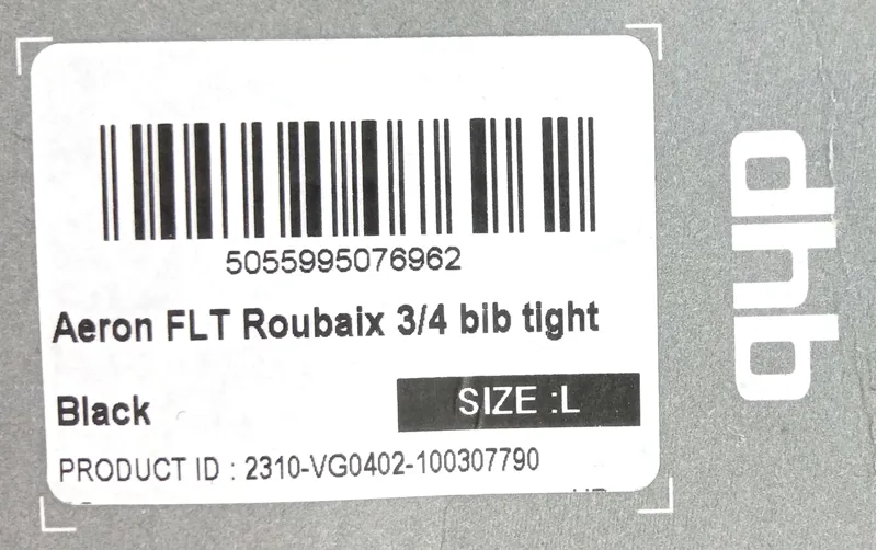 DHB Aeron FLT Roubaix 3/4 Bib Tight Mens Large Black-2
