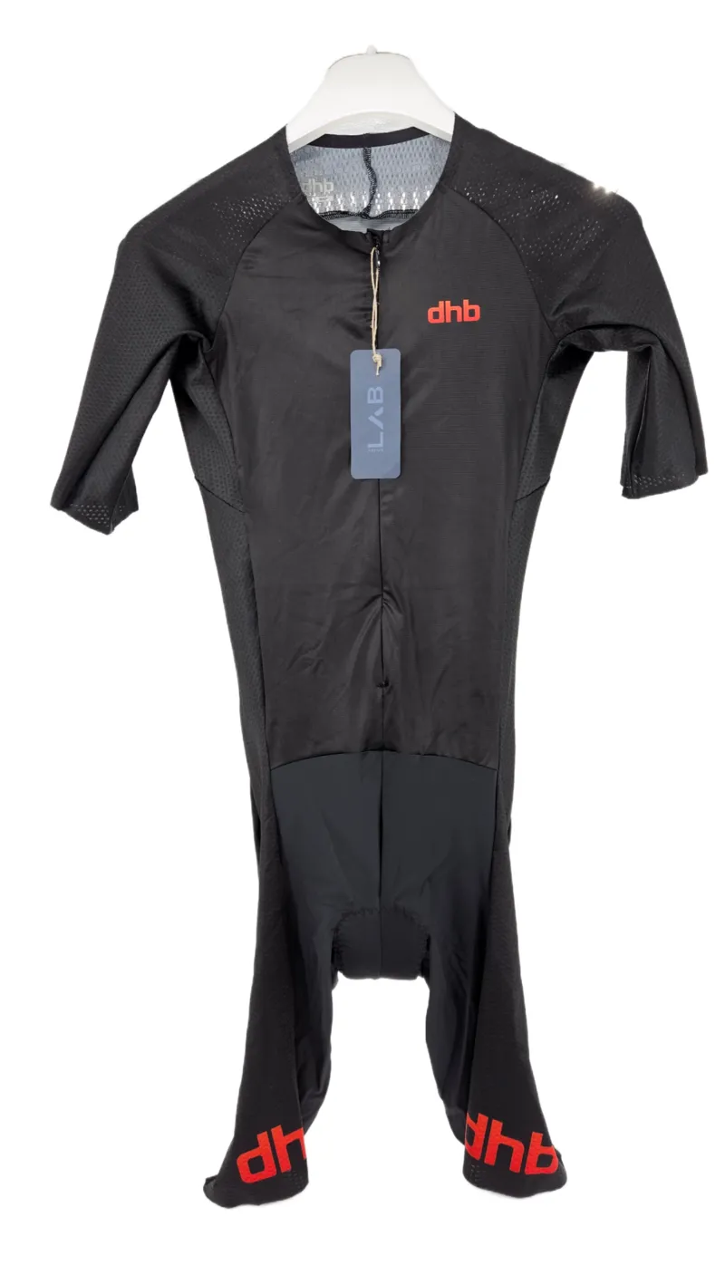 DHB Aeron Lab Short Sleeve Tri Suit Black / Red M