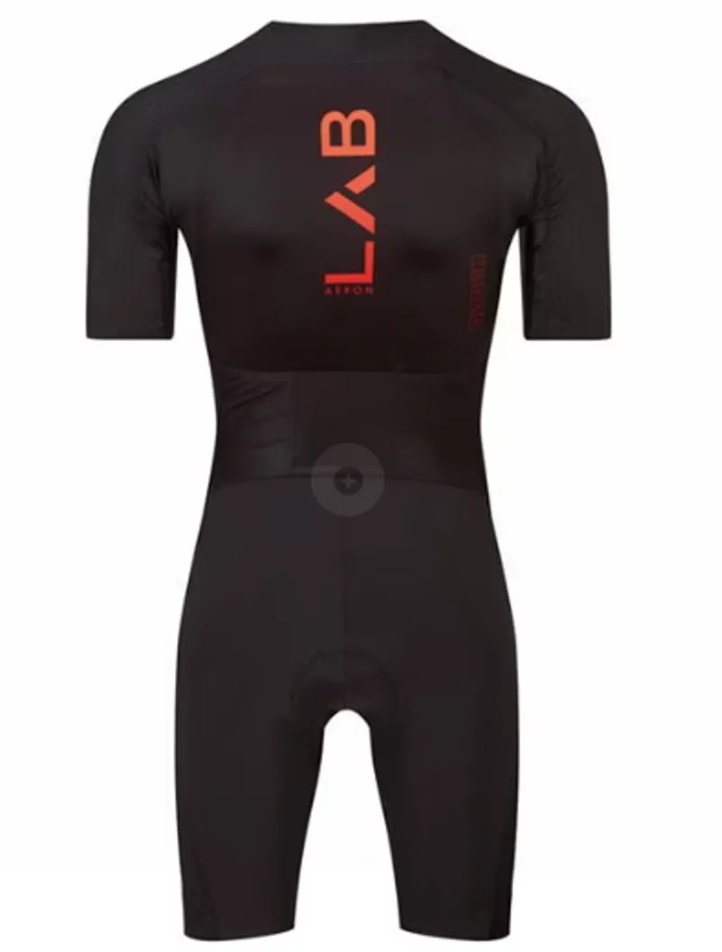 DHB Aeron Lab Short Sleeve Tri Suit Black / Red M-3