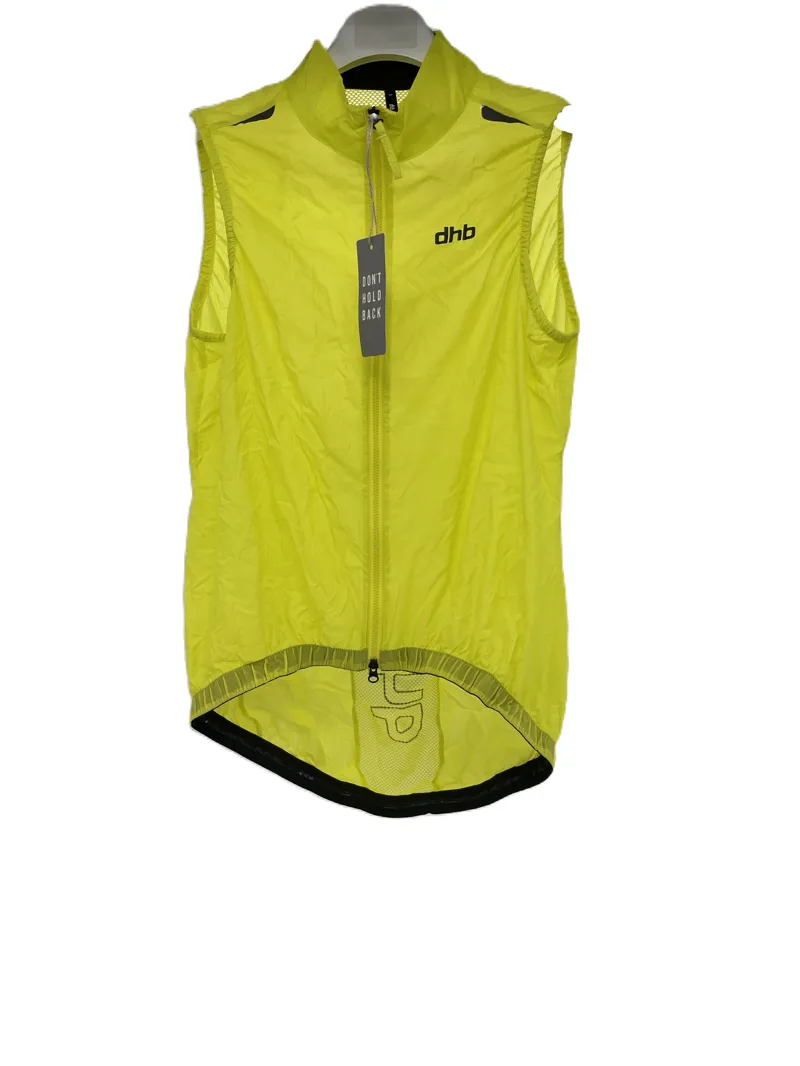 DHB Aeron Mens Packable Gilet X-Small - Sulphur Spring
