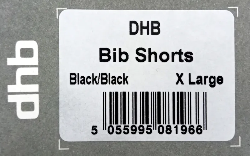 DHB Bib Shorts X-Large Mens Black-2