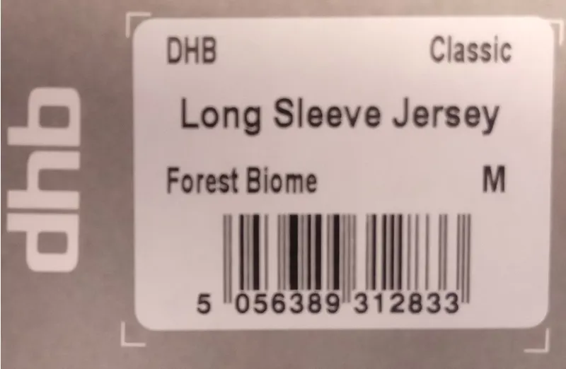 DHB Classic Long Sleeve Jersey Forest Biome Medium-2