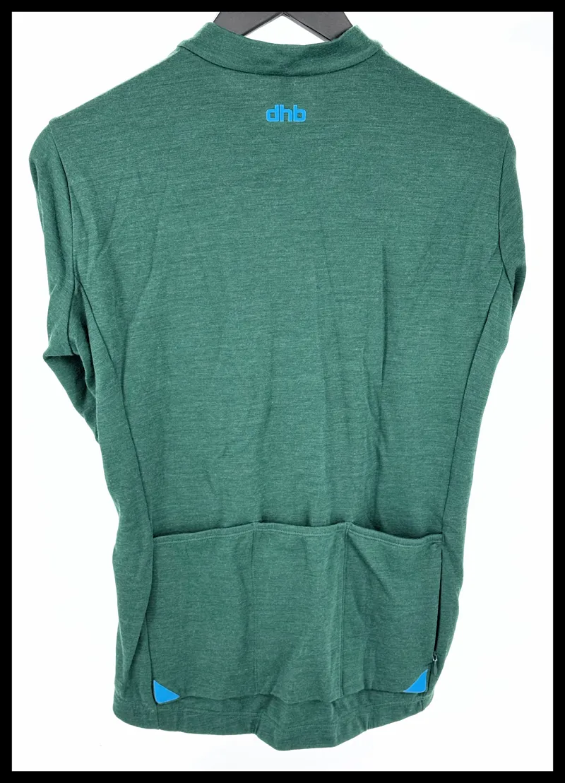 DHB Merino Long Seeve Jersey 2.0 Large Forest Biome-1