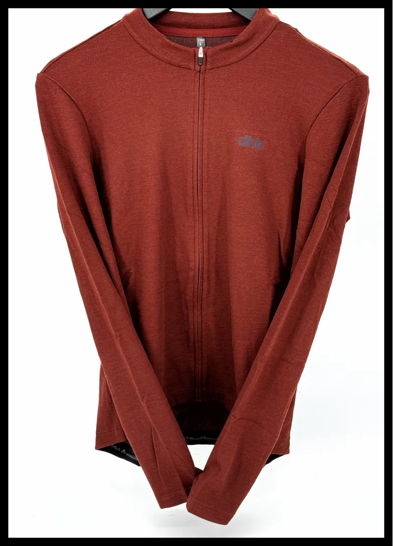 DHB Merino Long Sleeve Jersey 2.0 Fired Brick Large