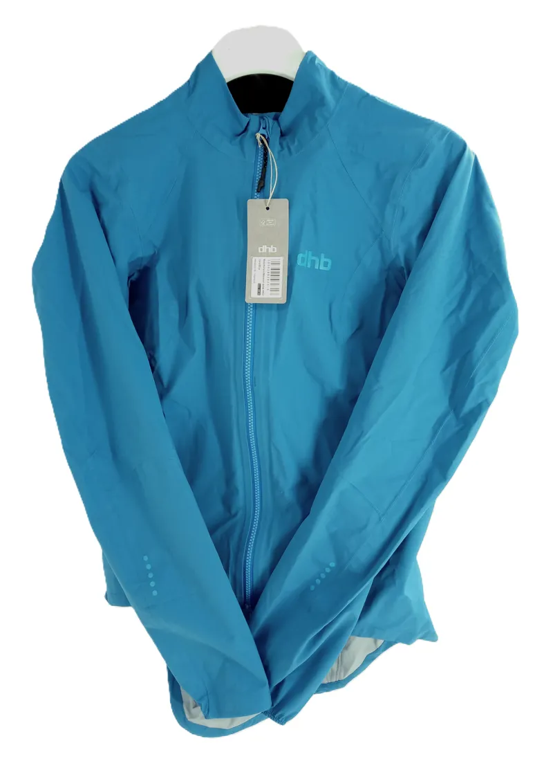 DHB Moda Womens Waterproof Jacket AW22 Size 10 Fjord Blue
