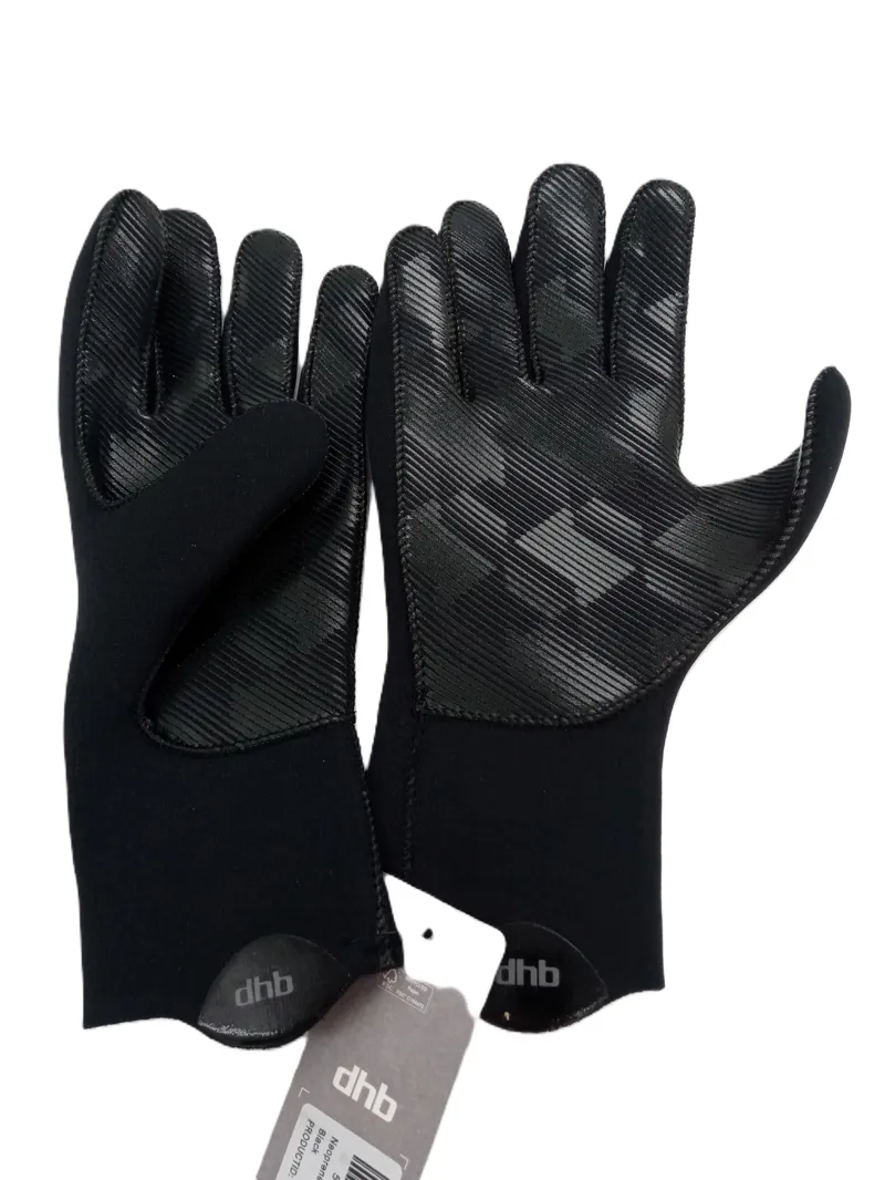 DHB Neoprene Cycling Gloves Size Medium Black-1