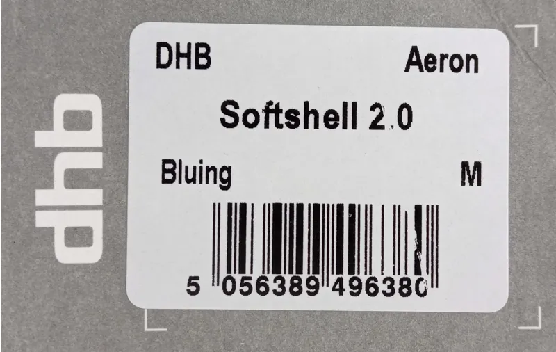 DHB Softshell Jacket 2.0 Size Medium Bluing-2