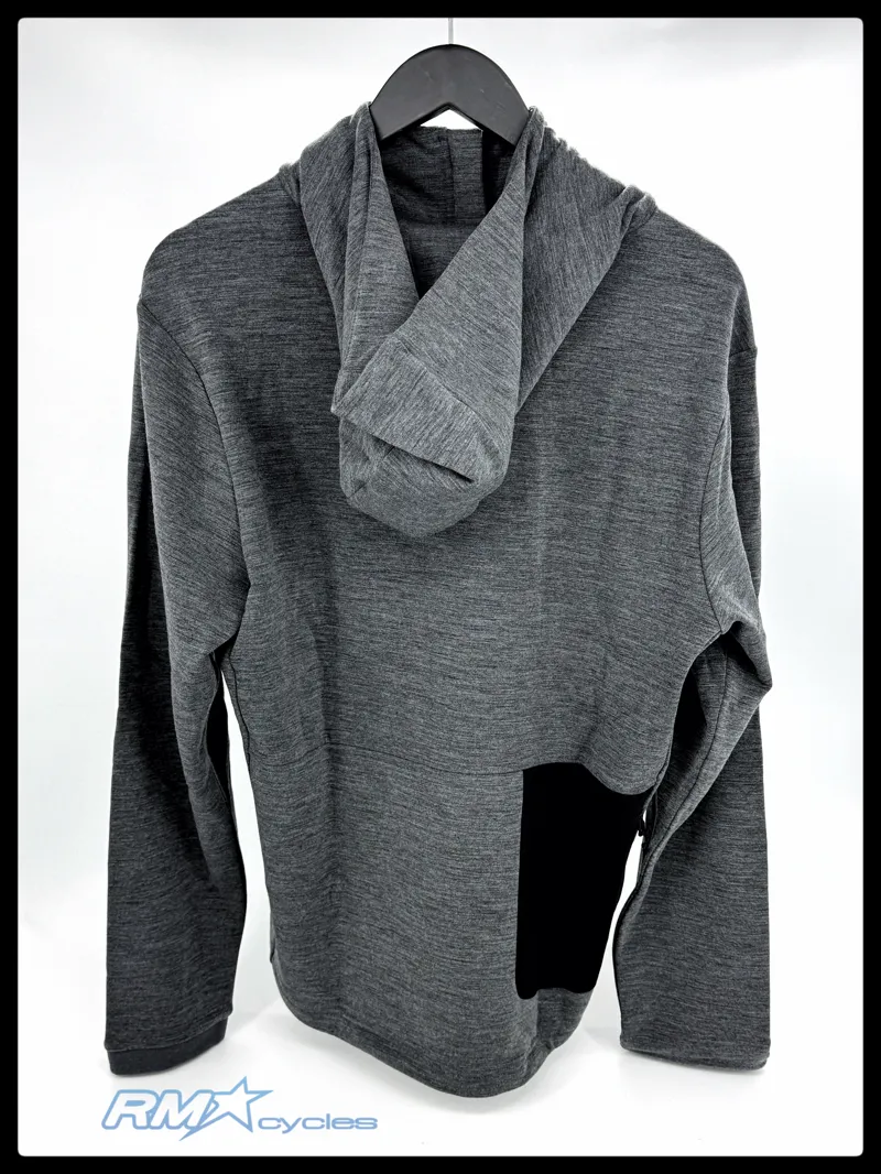 DHB Trail Merino Hoodie Size Large Mens Charcoal Marl