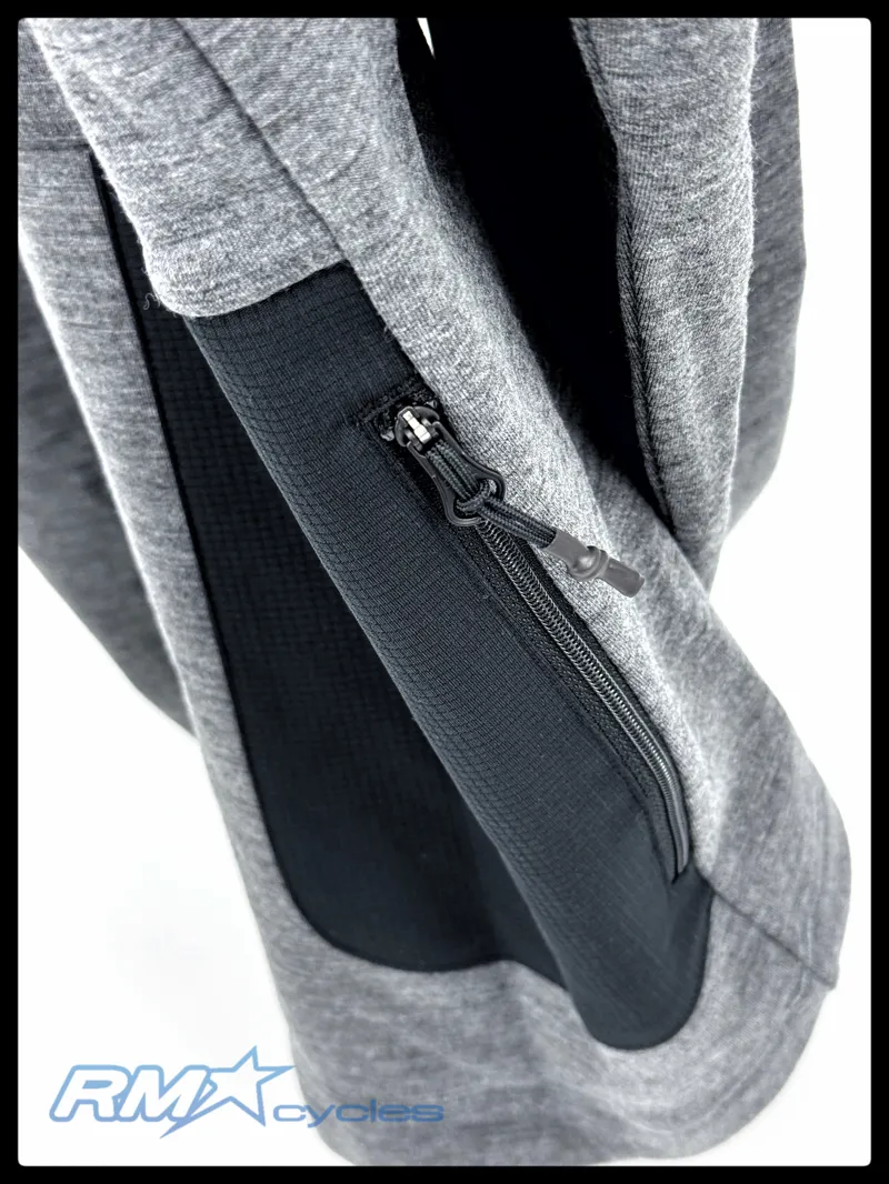 DHB Trail Merino Hoodie Size Large Mens Charcoal Marl-3