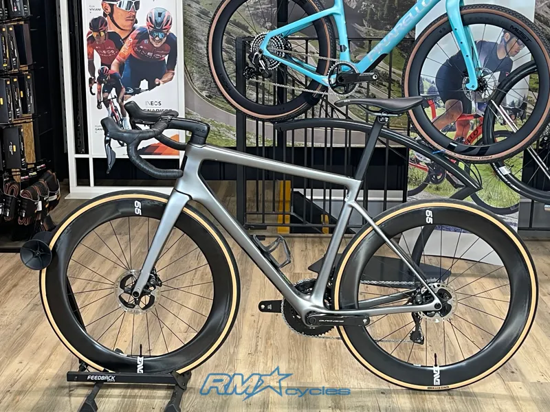 Enve Melee Shimano Dura-Ace Di2 Road Bike Silver 56cm-1