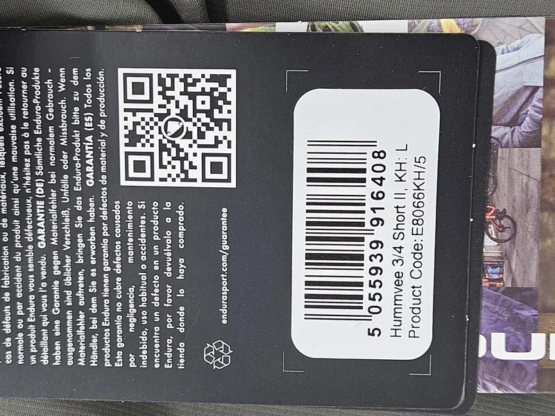 Endura Humvee 3/4 Short II Size Large Khaki-2