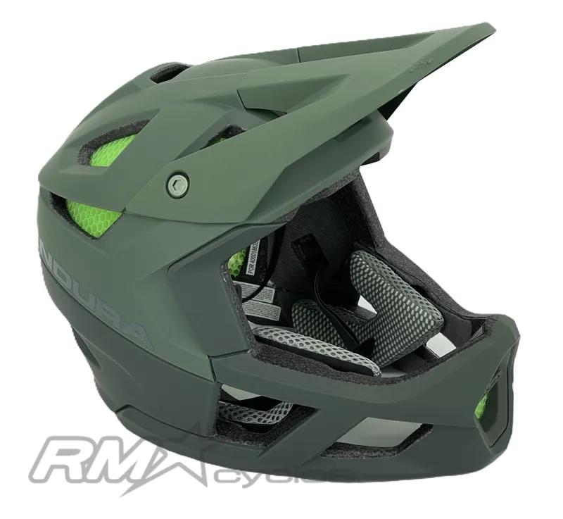 Endura MT500 Full Face MTB Helmet Small in Green