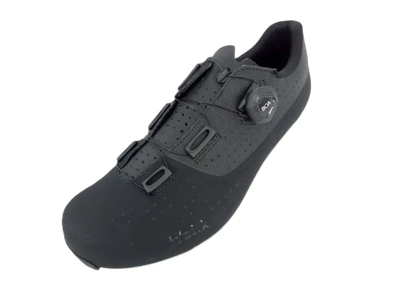 Fizik Tempo Overcurve R4 Wide Road Shoe Size 12 Black Black