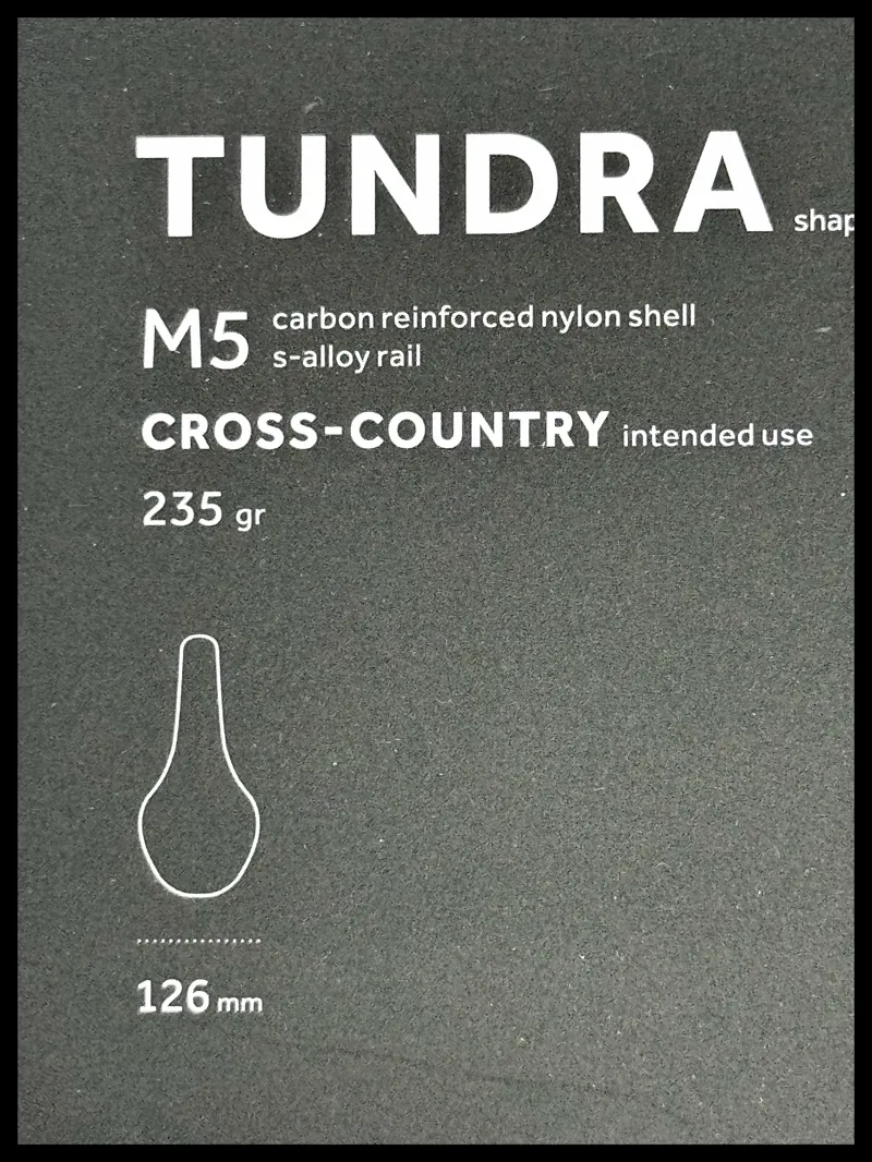 Fizik Tundra M5 VS Saddle Black 126mm-1