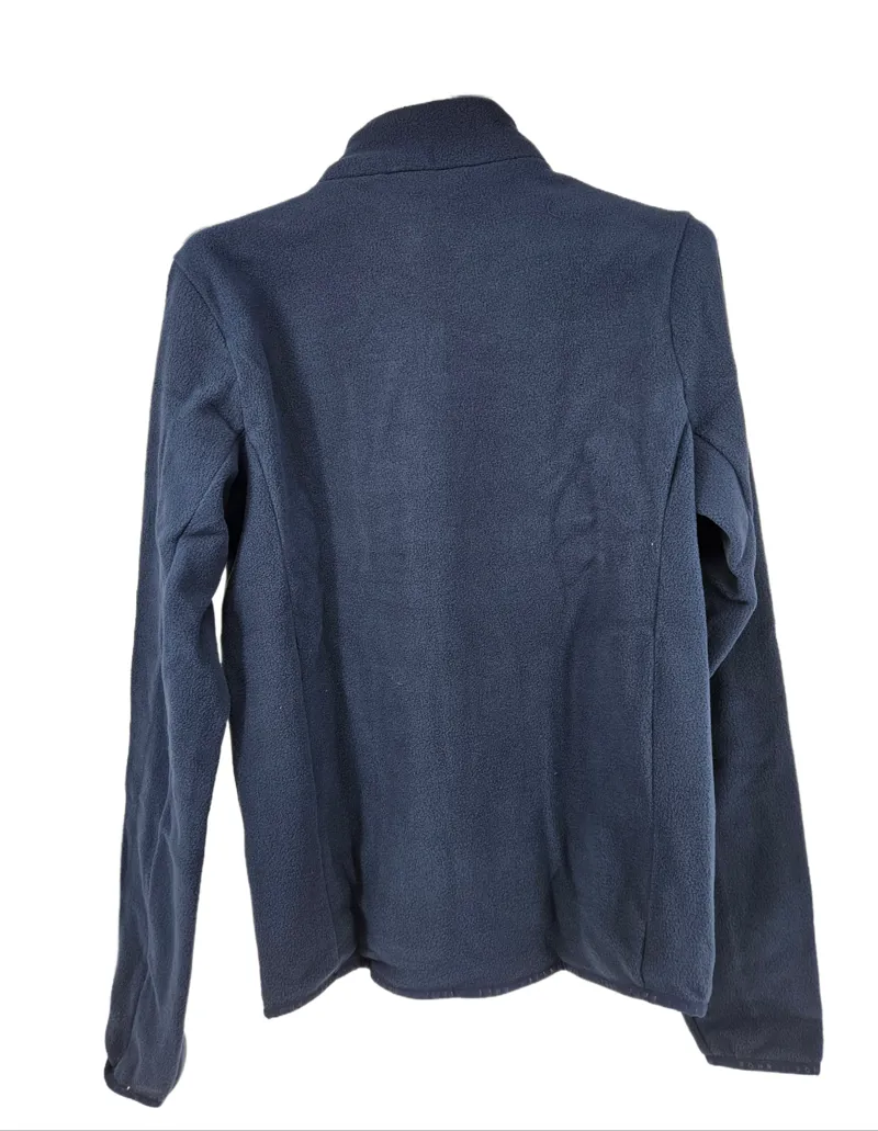 Fohn Mens Trail Full Zip Recycled Fleece Blue Small-1