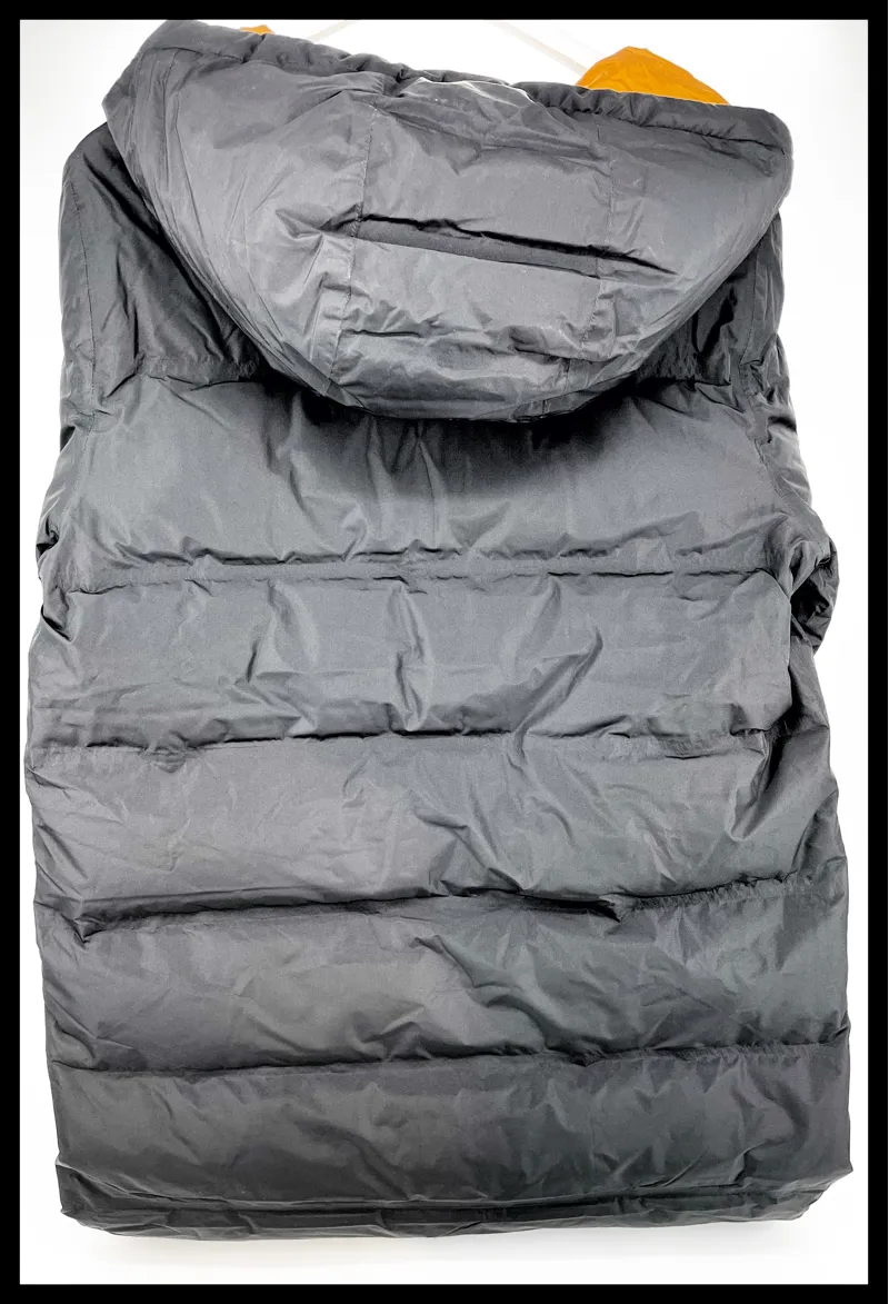 Fohn Womens Longline Bonded Down Jacket Black UK 6-1