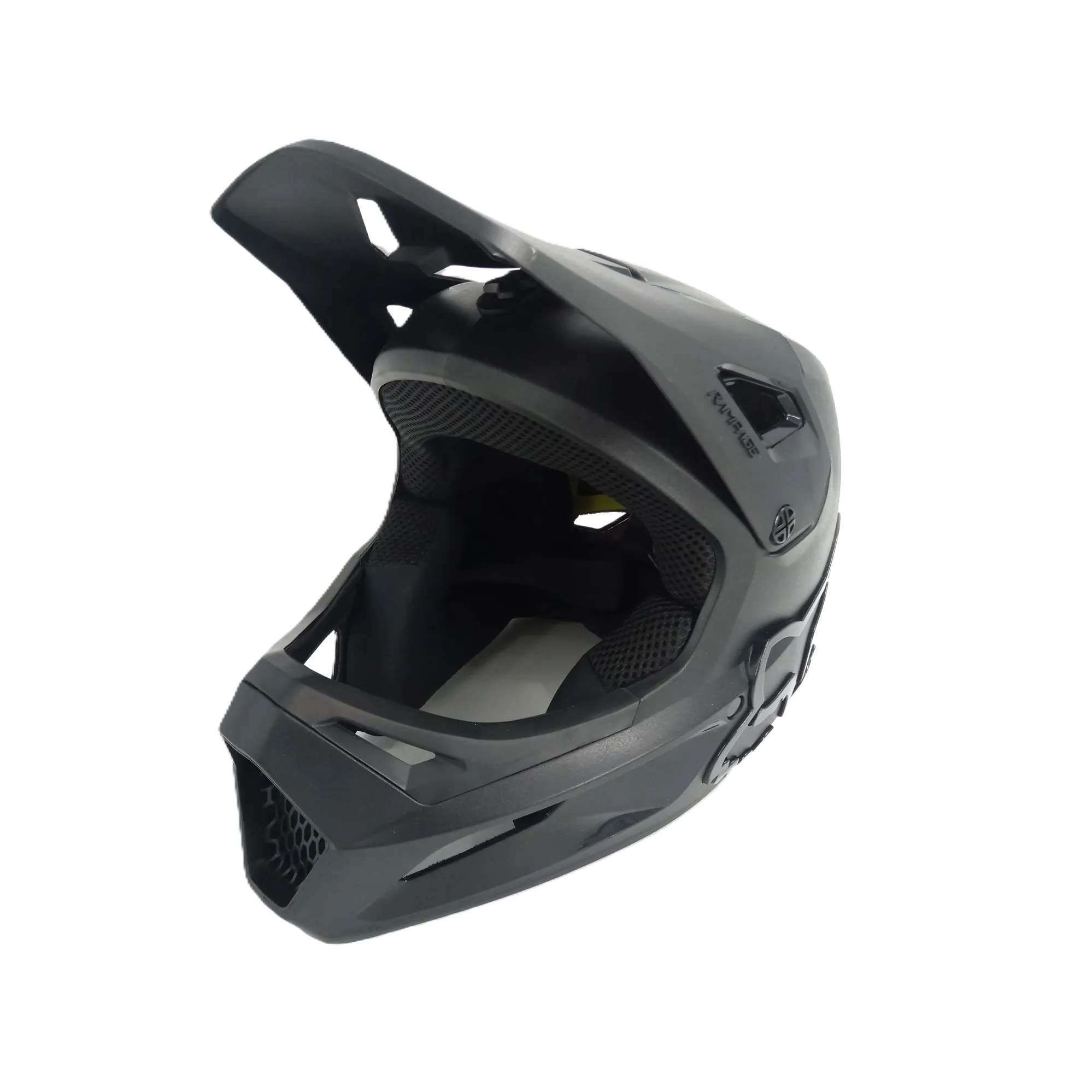 Fox Racing Rampage Helmet Rider Fox Racing Rampage MTB Helmet Black Youth Small