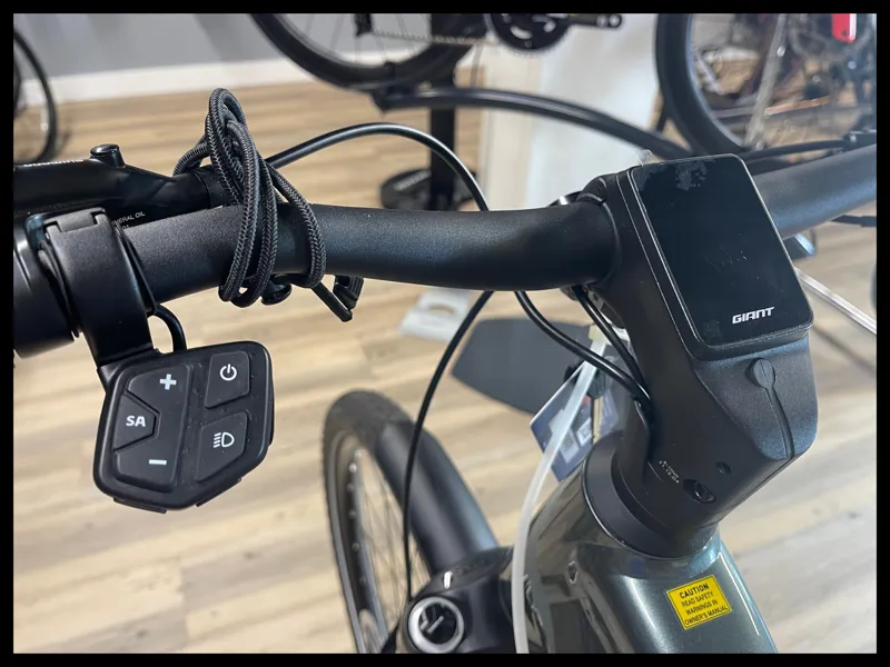 liv Amiti E+ Pro Womens Alloy e-city Bike Small Silver Pine 2024 -5