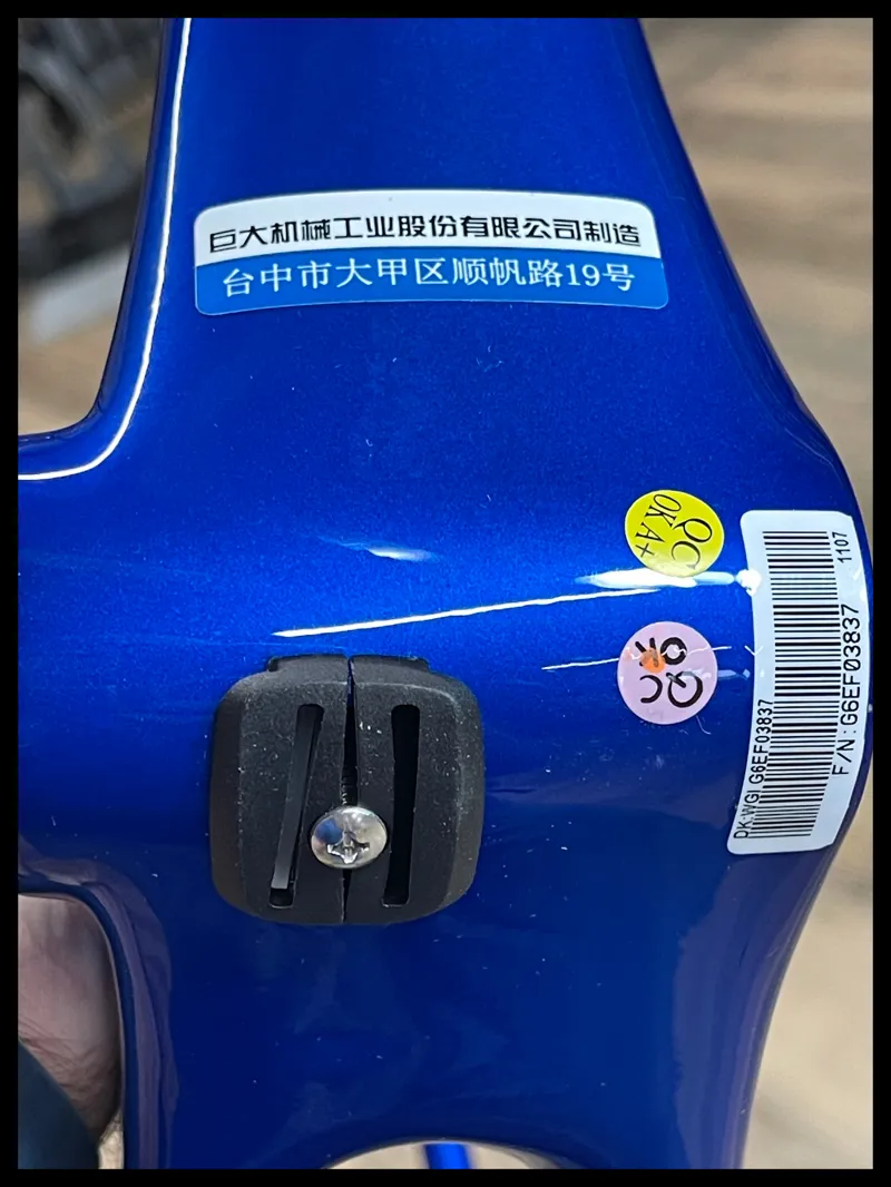 Giant TCR Adv SL 0 Rim Brake Medium Electric Blue Frame Set 2019-7