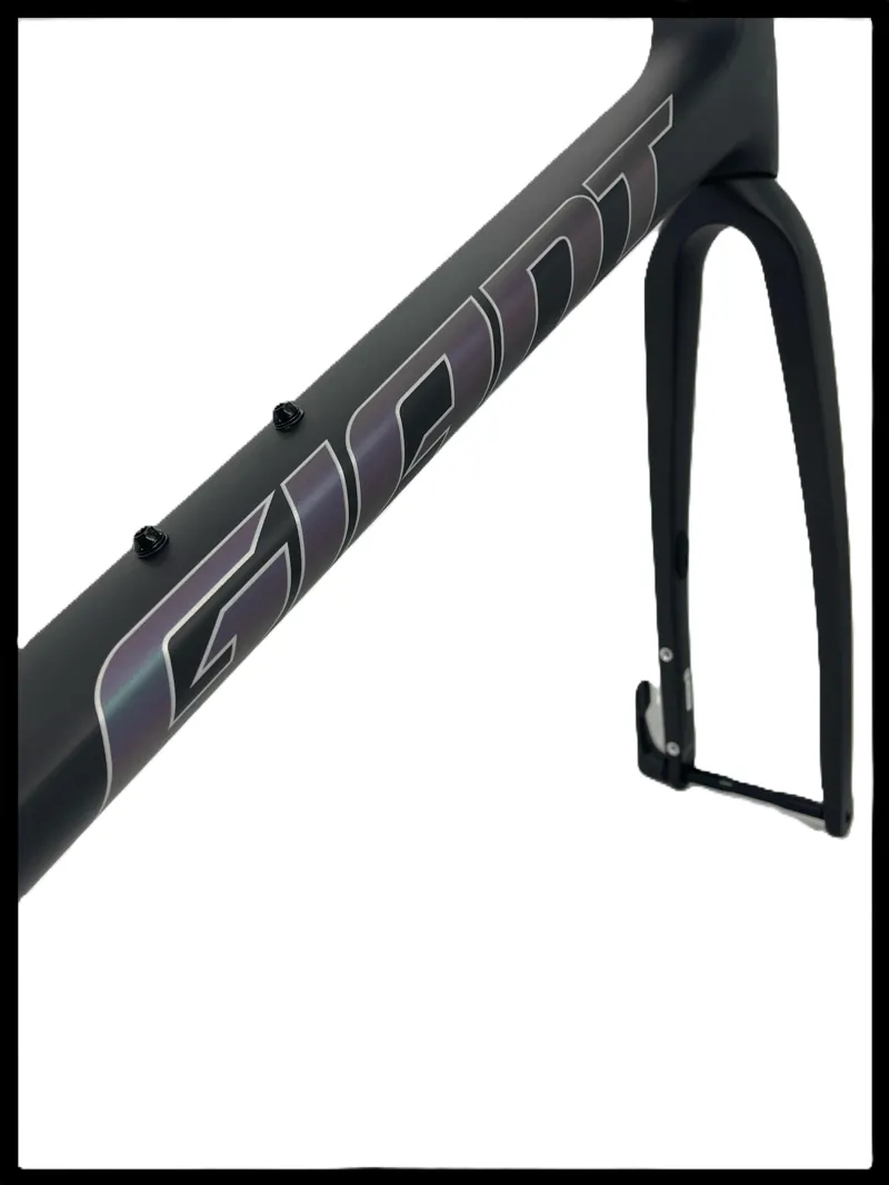 Giant TCR Advanced SL 0 Disc-Red M-Large Raw Carbon Frame Set-1