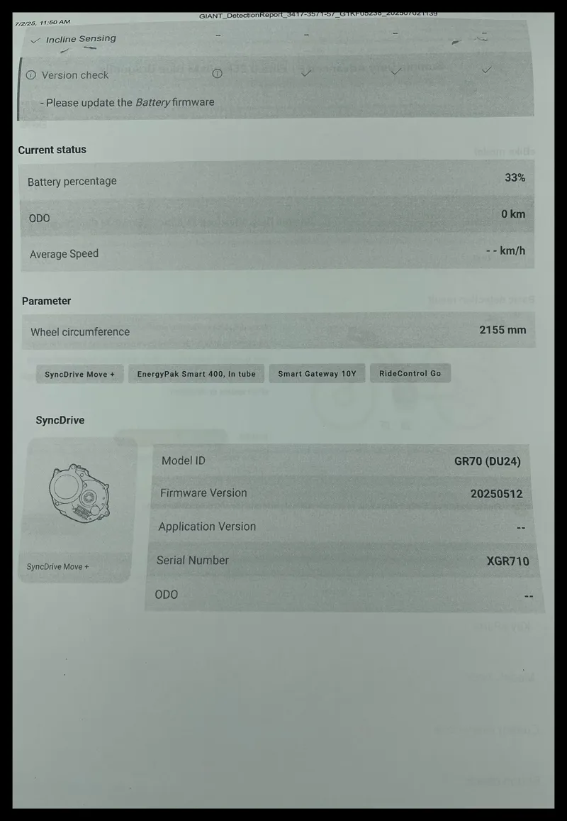 Giant Defy Advanced E+ Elite 0 25km/h Medium Blue Dragonfly 2024-11