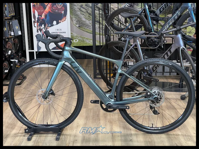 Liv Avail Advanced E+ Elite AR Small in  Silver Pine 2025 Ex-Display-1