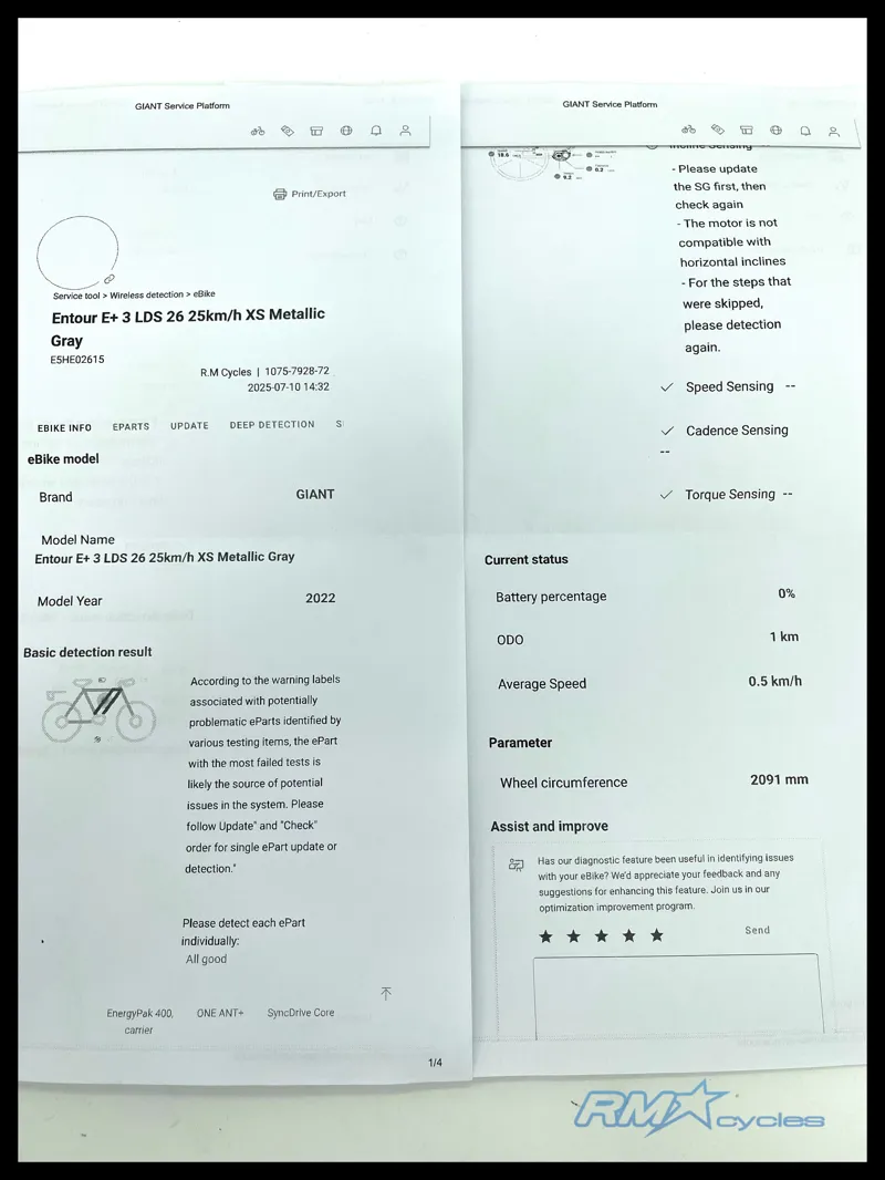 Giant Entour E+ 1 Unisex Large Blue Antracite 2022-10