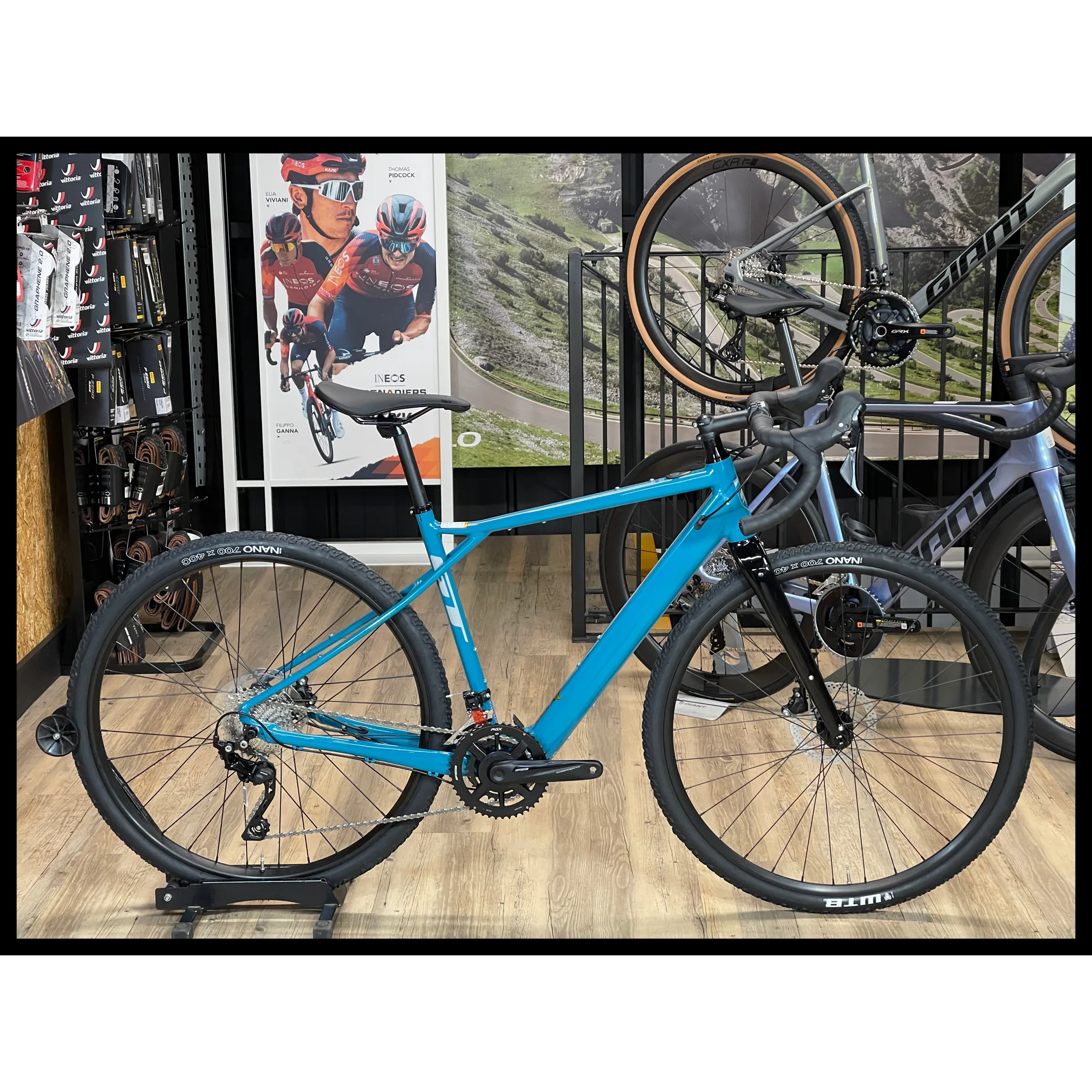 GT eGrade Bolt 2024 Electric Road Bike - Teal