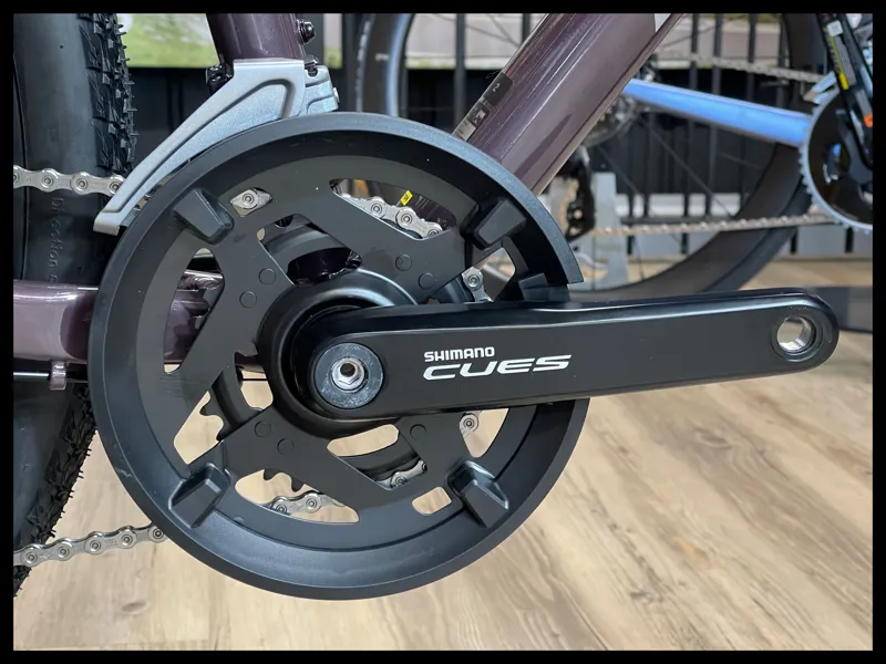 Giant Roam 2 Disc Hybrid Bike in Charcoal Plum-4