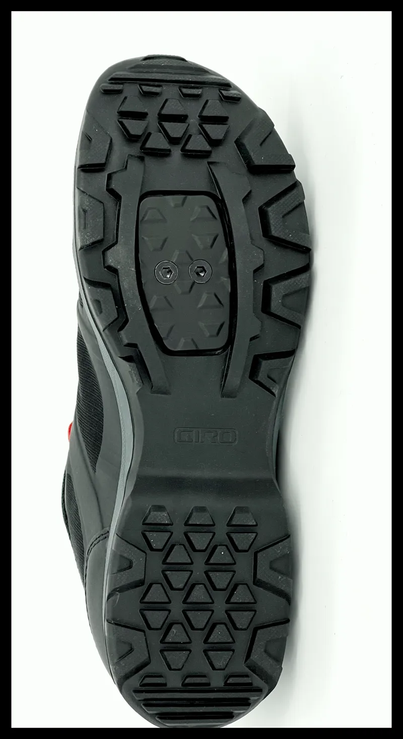 Giro Gauge MTB Shoe Black Red-3