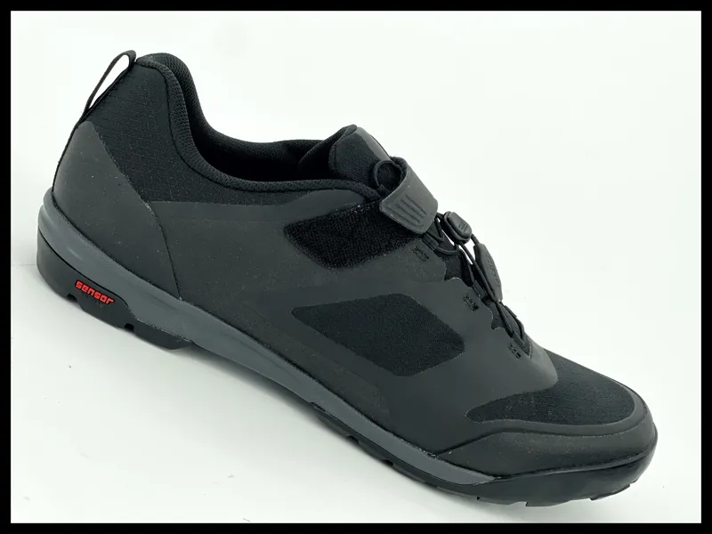 Giro Ventana Fastlace Mens MTB Shoe in Black/Dark Shadow EU 48-1