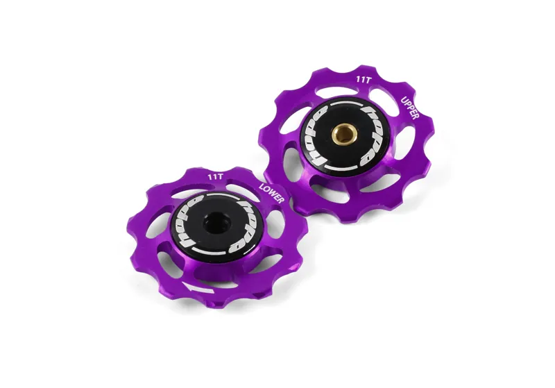 11 Tooth Jockey Wheels - Pair - Purple