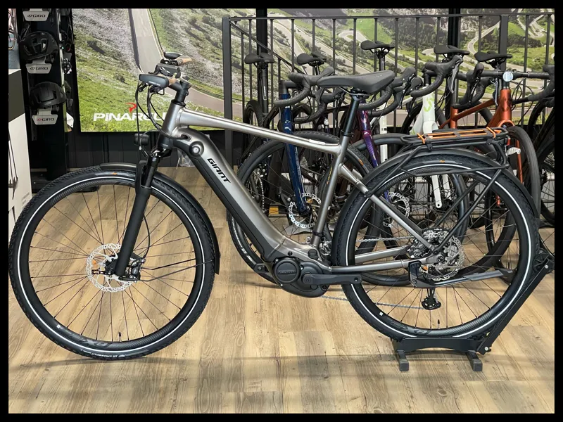 2021 Giant Explore E+ 0 Pro Electric Bike in Brown-1
