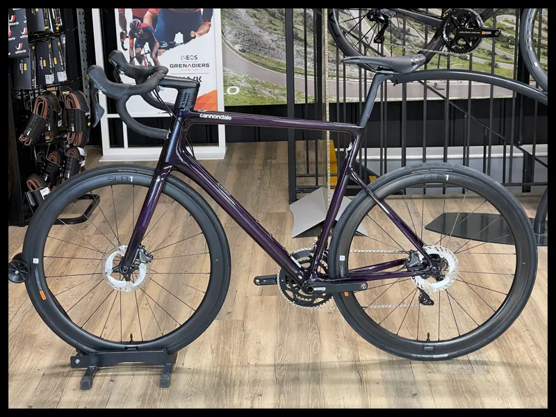 Cannondale SuperSix EVO Carbon Disc Ultegra 58 Purple 2024 Ex-Display-1