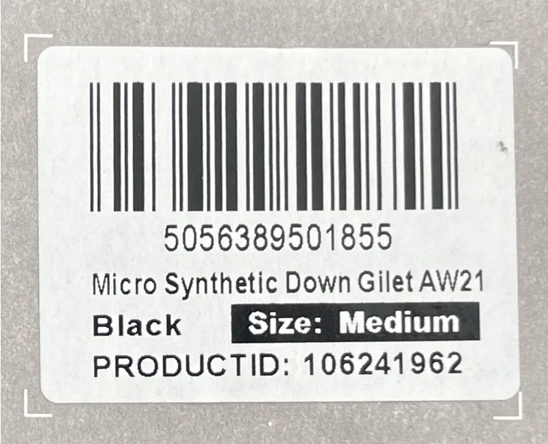 Fohn Micro Synthetic Down Gilet AW22 Size Medium Black-2