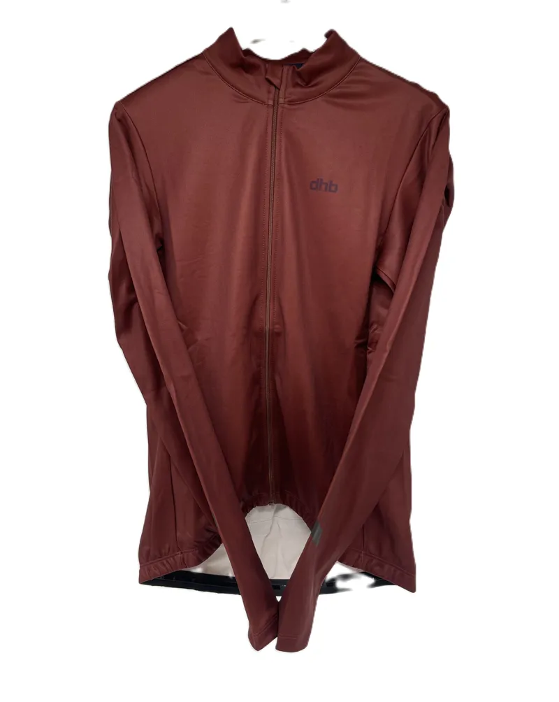 DHB Classic Long Sleeve Jersey Mens Medium Fired Brick